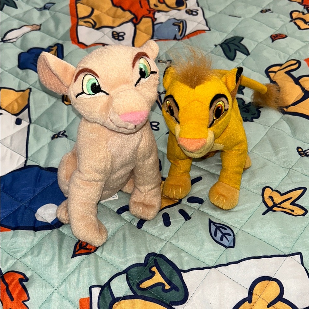 Simba and Nala Plush Pair